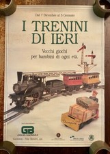 LOCANDINA / Mostra "I Trenini di ieri" - Vecchi Giochi per Bambini - Genova 1993