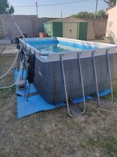 Bestway Power Steel Piscina Fuori Terra Rettangolare 8124L 412x201x122cm -...