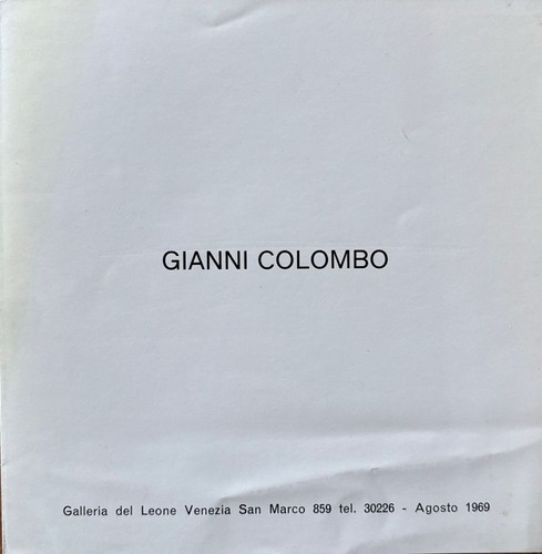 Gianni colombo - gianni,