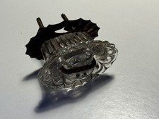 Antico Pomello in Vetro e Ottone