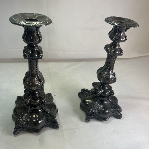 Coppia antichi candelabri - di,