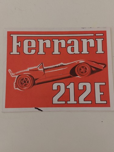 Ferrari 212 brochure poster - ferrari,