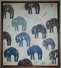 CORRADO ZANI - tela 80x70 - archivio Vecchiato + cornice