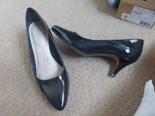 Scarpe clarks nere vernice - scarpe,