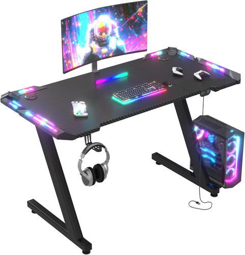 Scrivania gaming led - scrivania, 120x60