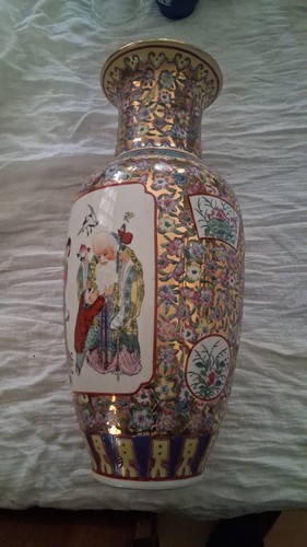 Grande vaso porcellana cinese