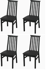 Set 4x sedie ikea ALHULT nere