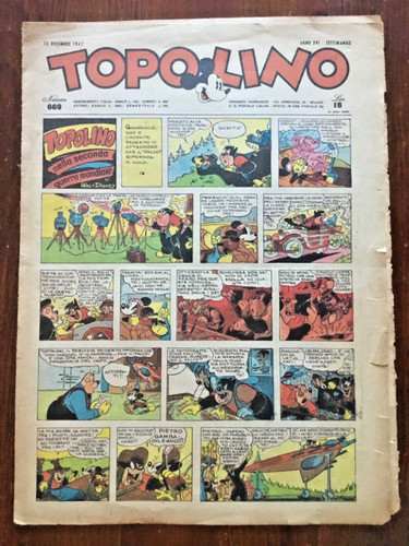 Giornale topolino anno - giornale,