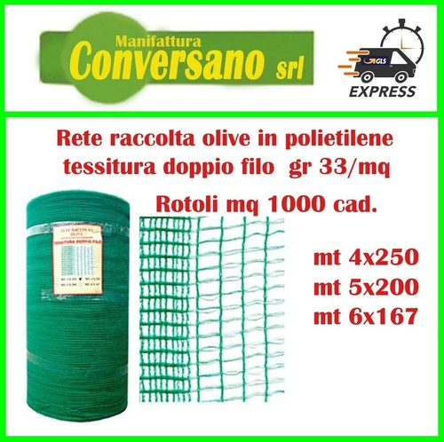 Rete raccolta olive rotoli - rete,