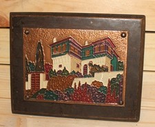 Placca da parete vintage fatta