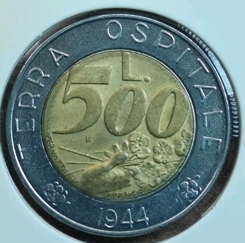 500 lire 1991 hospitable - lire,