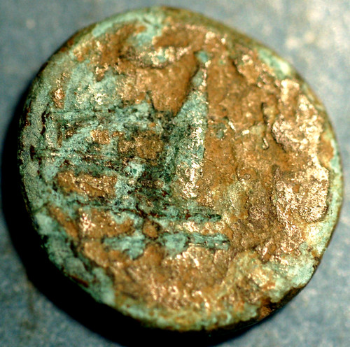 Moneta greca antica illiria - moneta, e