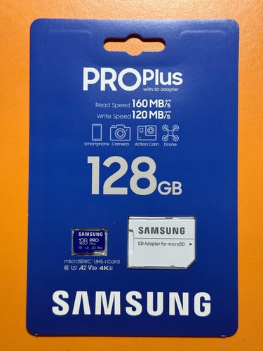Samsung pro plus micro - pro, 128