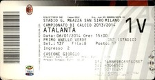 Biglietto stadio Milan vs