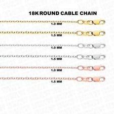 Collana con cavo in oro giallo