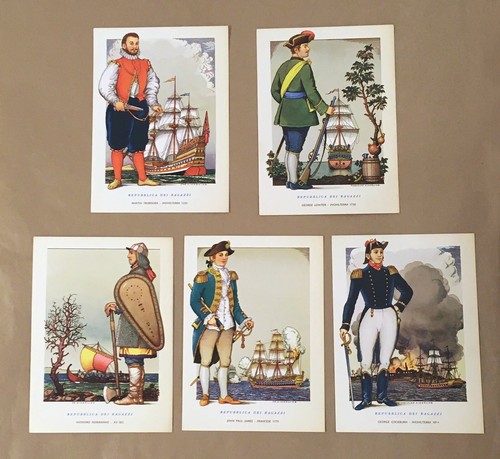 Lotto cartoline uomini di - di,