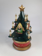 Avon Albero di Natale Angeli Candele Decorazione Ornamento Illuminazione Musicale Rotante