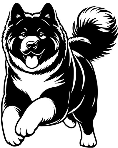 Adesivo american akita - adesivo,