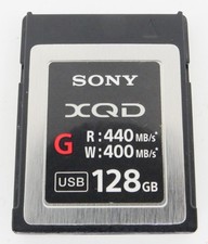 Sony XQD Serie G 128GB - 440MB/s 400MB/s - Scheda di memoria - IVA 19%