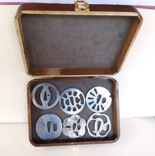 6 antiche TSUBA giapponesi