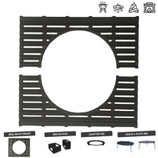 Griglia BBQ Modulare in Ghisa