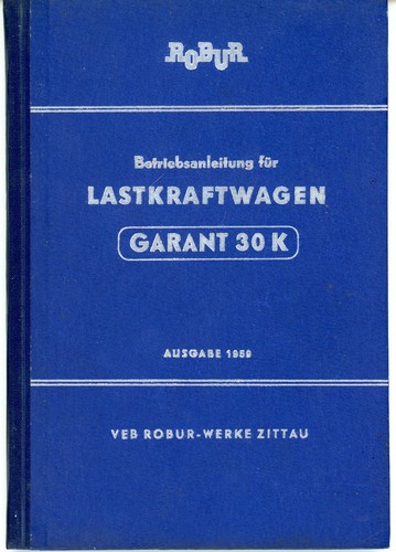 Veb robur werke zittau manuale - veb,