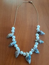 Collana Fatta A Mano Con Conchiglie  Vere Di Mare