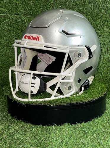 Casco calcio medio silver - da,