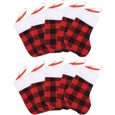  10 pezzi di calza natalizia