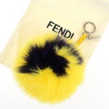 Fendi Logo Pompon Borsa Charm
