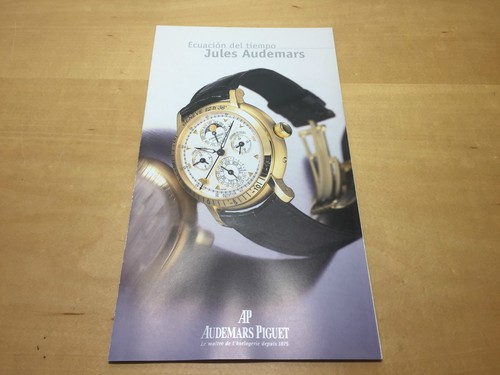 Booklet folleto audemars - folleto,