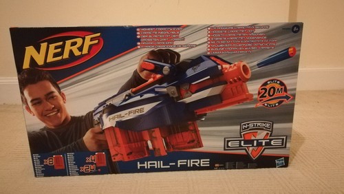 Nerf hail fire blaster - nerf, hail-fire