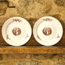 Coppia piatti decorativi - coppia,