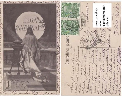 Cartolina lega nazionale - cartolina,