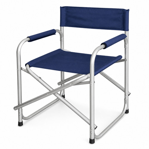 Sedia regista pieghevole blu - sedia,