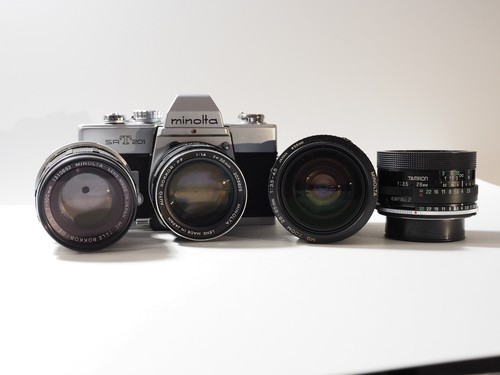Minolta srt 201 fotocamera - minolta,
