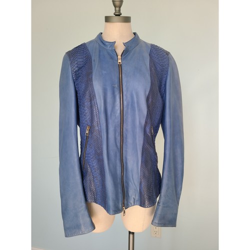 Giacca moto pelle italiana - giacca,