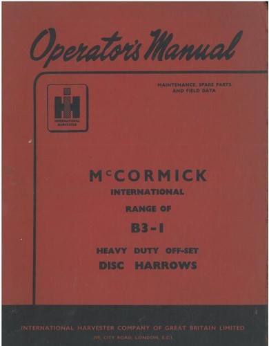 Mccormick international 1 - mccormick, b3-1