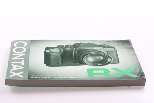 Contax istruzioni per uso - istruzioni, l'uso