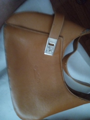 Vintage gucci handbag - handbag, leather