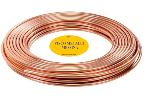 Tubo tondo rame cotto - , in