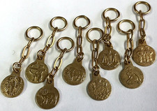 Lotto di 8 mini medaglie