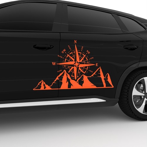 Bussola adesivi tuning decoraz - adesivi,