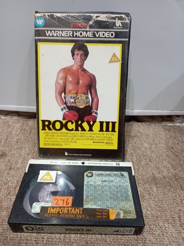 Rocky lll betamax video - rocky, lll-betamax-video