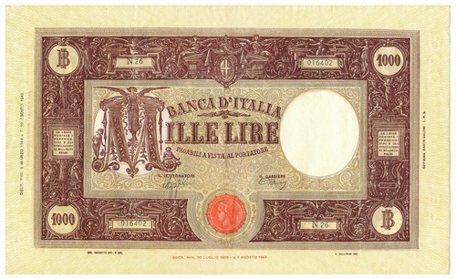 1000 lire barbetti grande - 1000,