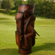 Borsa da golf in pelle stile