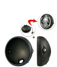 1X CALOTTA PER FARO LED 7 POLLICI NERO DUCATI MONSTER BMW SUZUKI