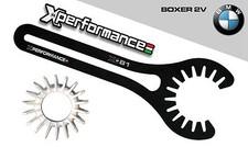 CHIAVE GHIERA SCARICO  COLLETTORE MARMITTA BMW 2V BOXER R45 R60/5/6/7 R90 S