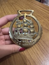 MEDAGLIA STEMMA NAVE H.M.S. VICTORY 1805 PY