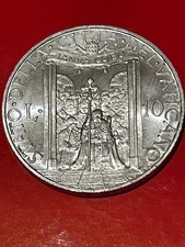 VATICAN COIN 10 Lire 1950 Holy